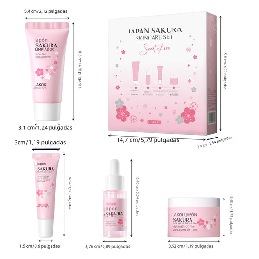 Japanese Sakura Skincare Set - 4 Pieces (Wholesale)